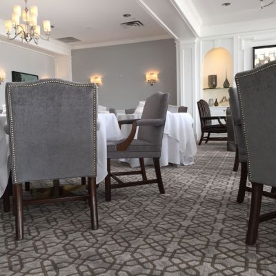 commercial carpet in a Toronto dining room
