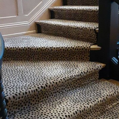 stair runner interior design for North York home