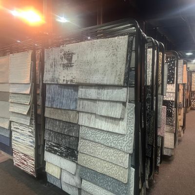 rug display at Dominion Rug & Home in North York, ON